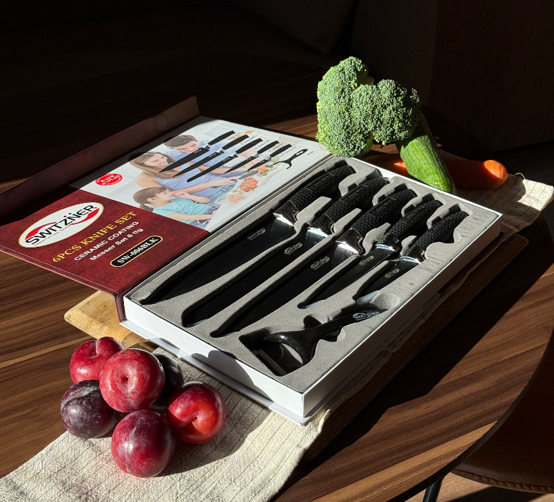 HausMarkt™ Zestaw Noży 6 Elementów Ceramicznych