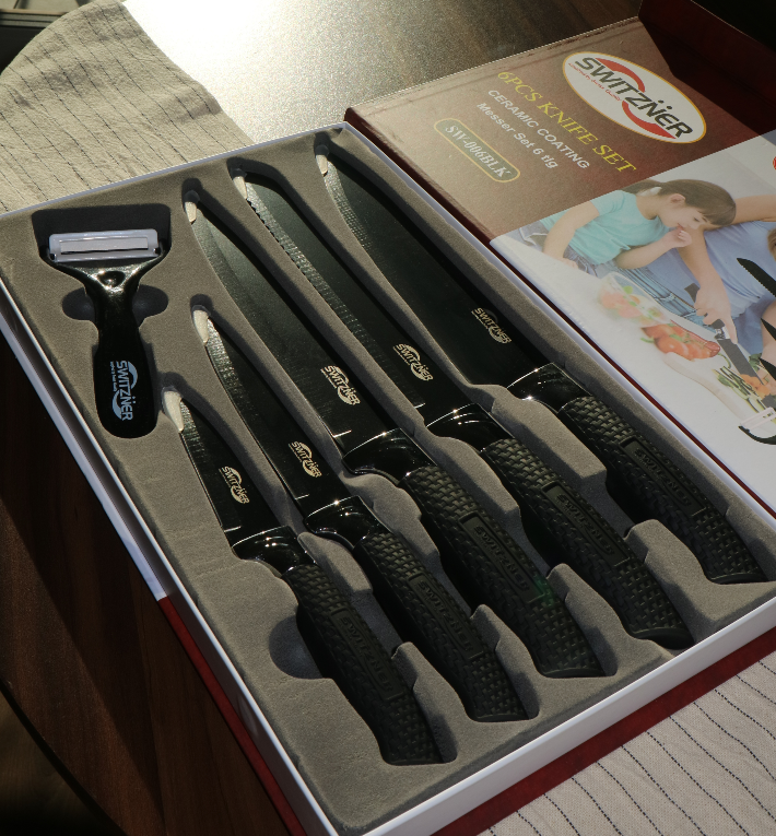 HausMarkt™ Zestaw Noży 6 Elementów Ceramicznych