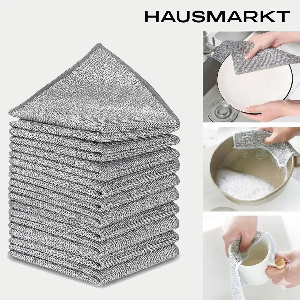 Ściereczki Uniwersalne Druciane 10 szt. – Mocne i Wielorazowe