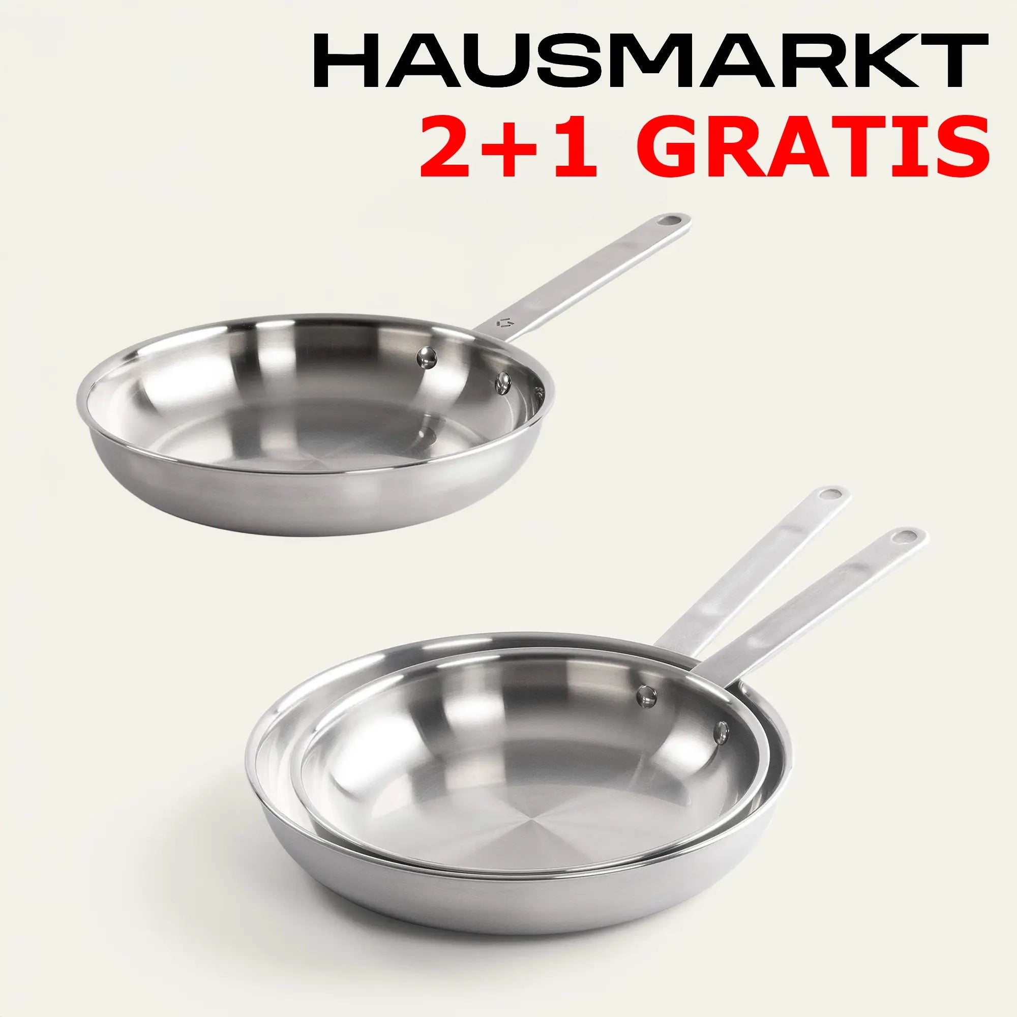 Zestaw patelni 2 sztuki + 1 GRATIS